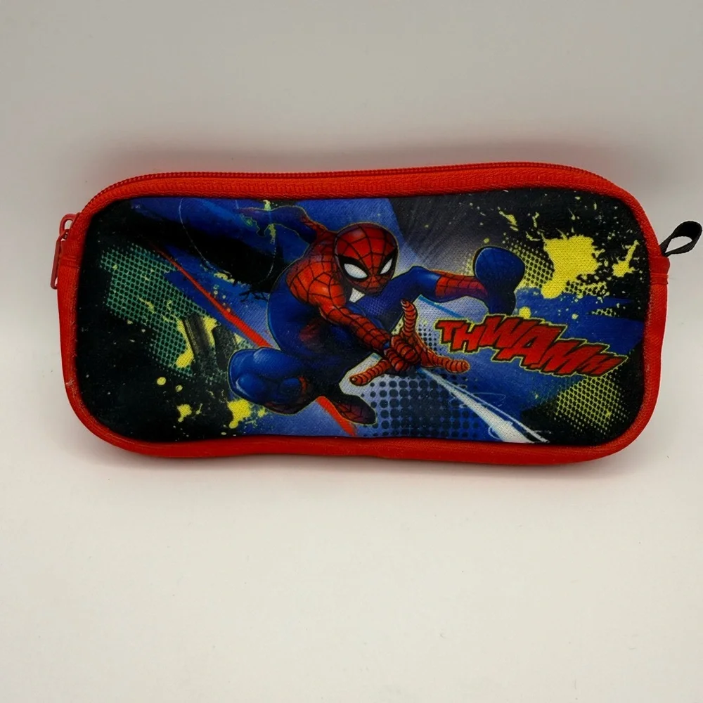 Marvel Red and Black Spider-Man Kids Sunglasses with Graphic Zip Case